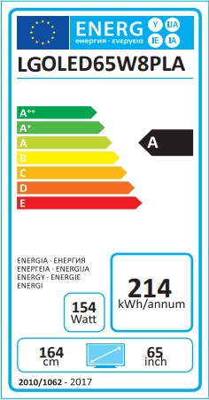 energielabel-lg-oled65w8 energielabel-lg-oled65w8