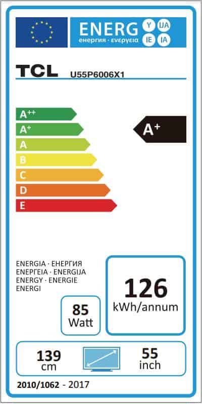 tcl-u55p6006-energielabel tcl-u55p6006-energielabel