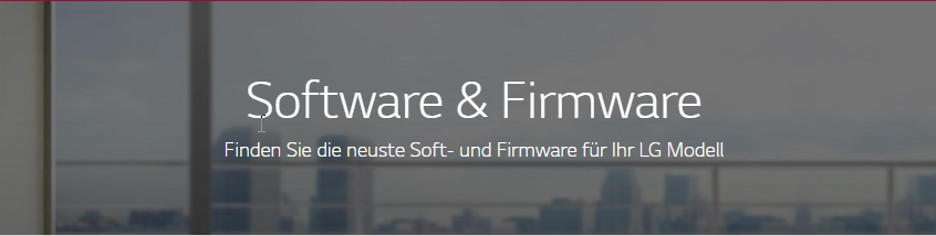 LG Softwareupdate LG Softwareupdate
