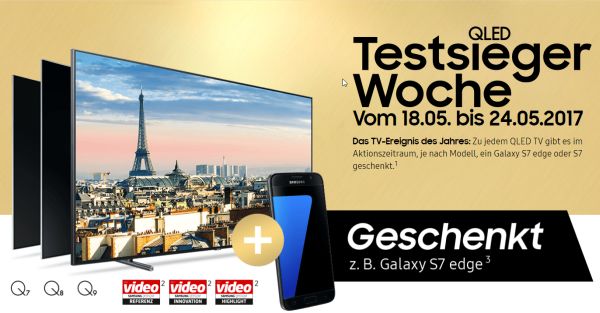 Samsung QLED Testsieger Woche