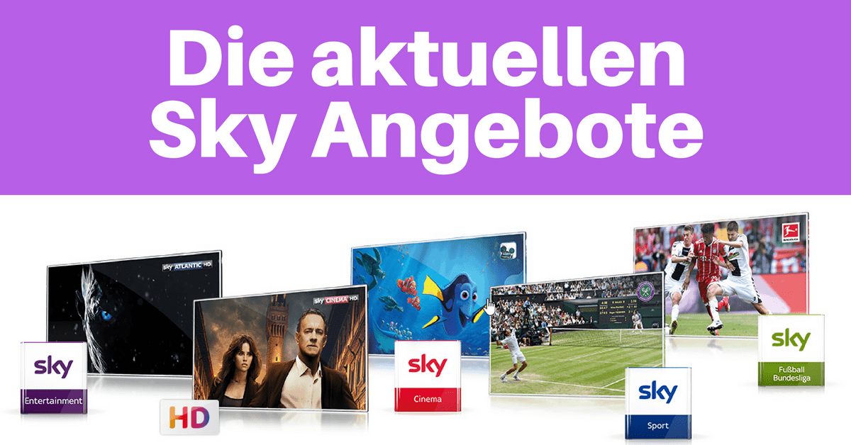 Die aktuellen Sky Angebote Die aktuellen Sky Angebote