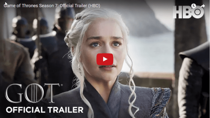 Game of Thrones 7 Staffel Trailer Game of Thrones 7 Staffel Trailer