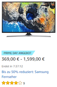 Samsung Fernseher Prime Day