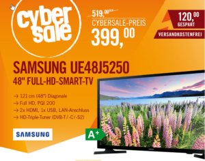 cyberport cybersale samsung 48