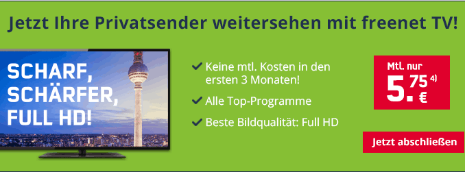 freenet tv 3 weitere gratis monate Bild über Freenet TV - 3 weitere gratis Monate bekommen