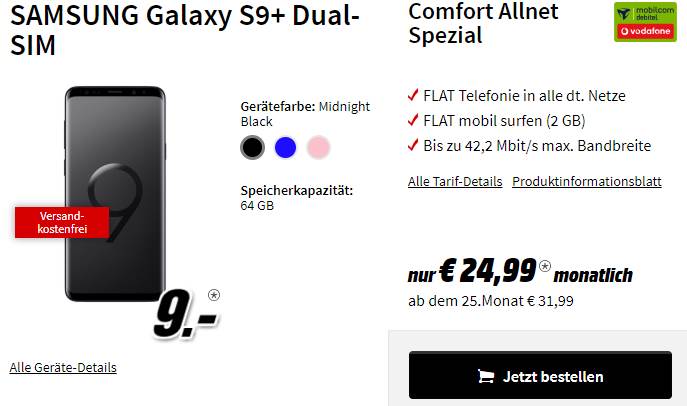 samsung s9plus media markt