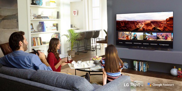 Lg fernseher google assistent update wohnzimmer