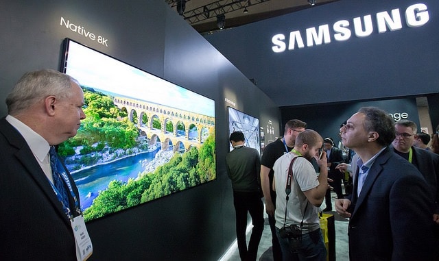 Samsung 8k fernseher prototyp