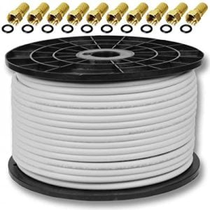 Satellit Koaxialkabel 4-Fach geschirmt