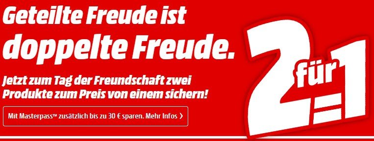 Media Markt Angebote: Tag der Freundschaft