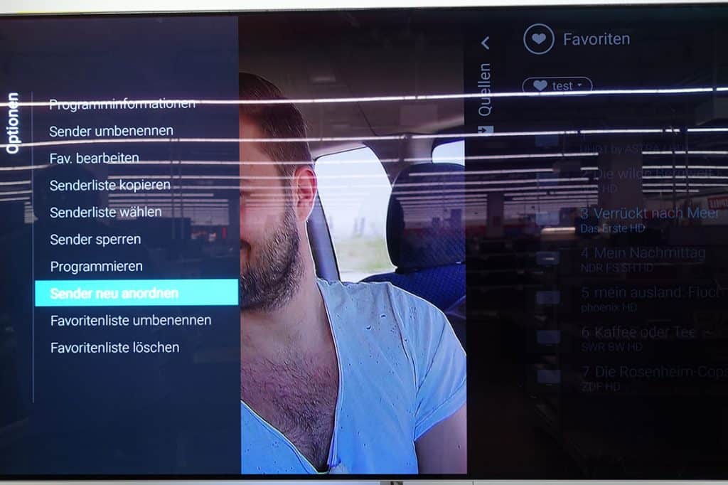 Philips Sender Sortieren - Android TV 2019 - Schritt 11