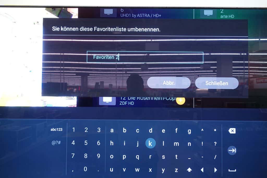 Philips Sender Sortieren - Android TV 2019 - Schritt 9