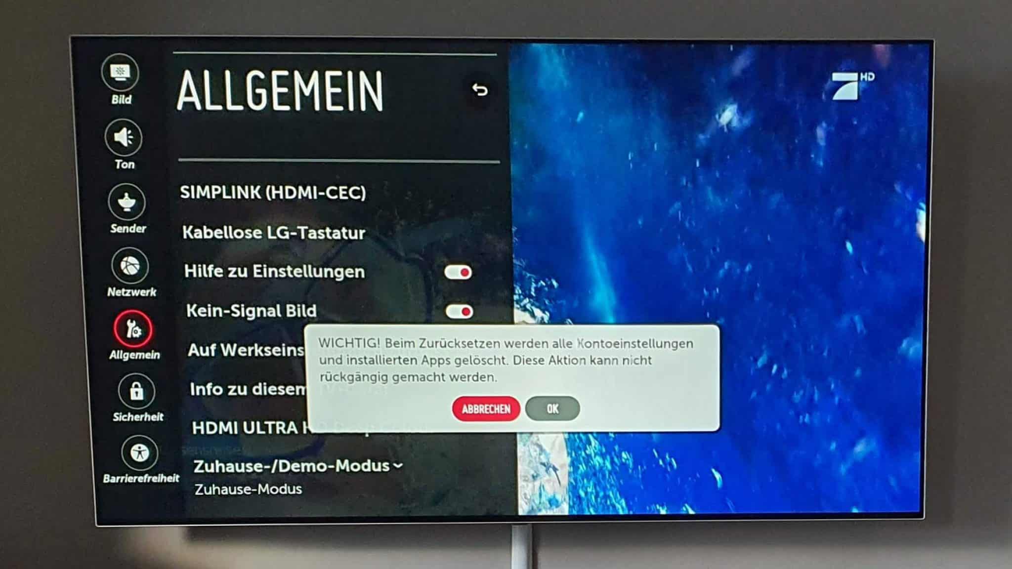 LG Fernseher Werkseinstellung: So setzt du deinen TV zurück | Dein