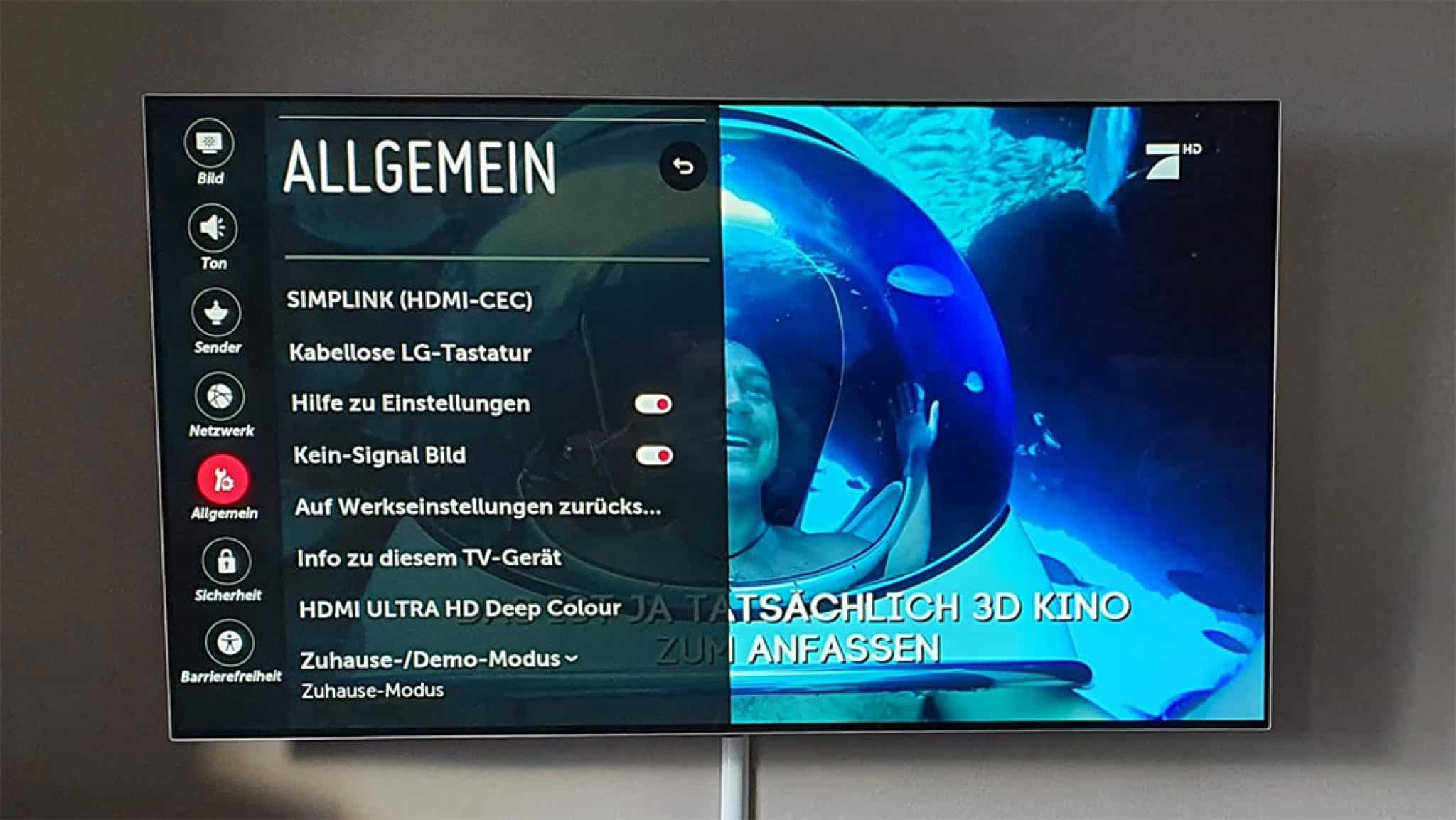 LG Fernseher Werkseinstellung So setzt du deinen TV zurück DeinFernseher.de
