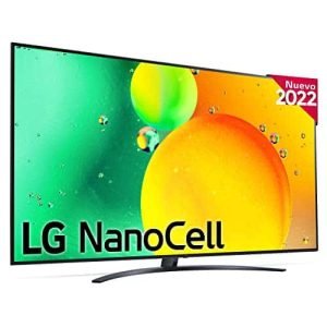 LG 75NANO766QA Smart TV WebOS22 75 Zoll (189 cm) 4K Nanocell, High Power Prozessor 4K a5 Gen 5, kompatibel mit HDR-Formaten 10, HLG und HGiG