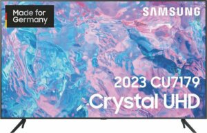 Samsung GU50CU7179U LED-Fernseher (125 cm/50 Zoll, 4K Ultra HD, Smart-TV, Crystal Prozessor 4K, Gaming Hub, Object Tracking Sound Lite (OTS Lite), PurColor, Smart Hub & Gaming Hub)