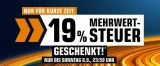 Saturn: 19% Mehrwertsteuer Aktion im September